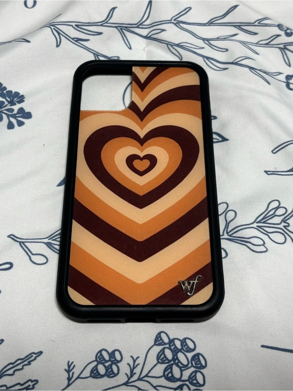 Latte Love Mocha Brown Wildflowers Case - IPhone 11